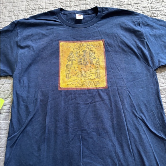 Grateful Dead Navy Acid Test Graphic T-Shirt never worn. Mens medium - Picture 1 of 5
